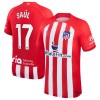 Goedkope Atlético Madrid Saul 17 Thuisshirt 2023-24 Goedkope Atlético Madrid Saul 17 Thuisshirt 2023-24